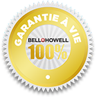100% Bell+Howell Lifetime Gaurantee